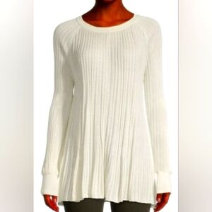 Light-Weight Silk Aline Cable Knit Sweater